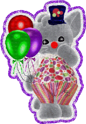 mimi et ballon - 無料のアニメーション GIF