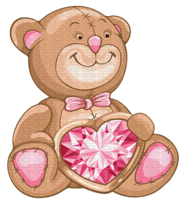 Kaz_Creations Valentine Deco Love Cute Teddy Bear - ücretsiz png