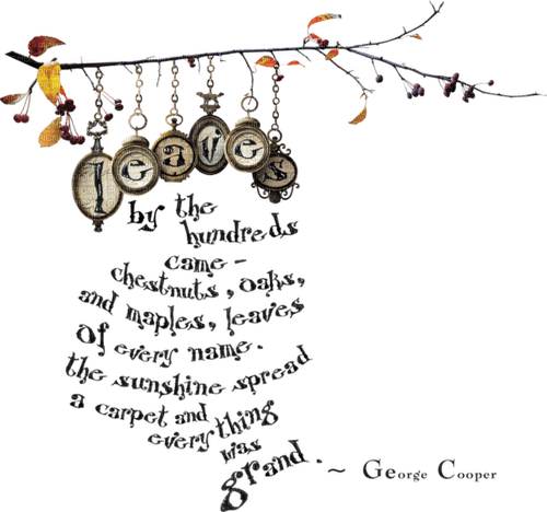 dolceluna steampunk autumn text quote - 無料png