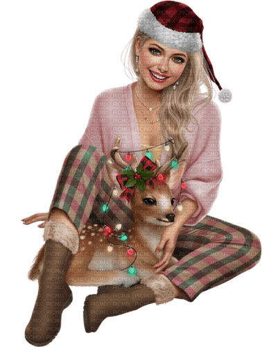 christmas woman by nataliplus - ingyenes png