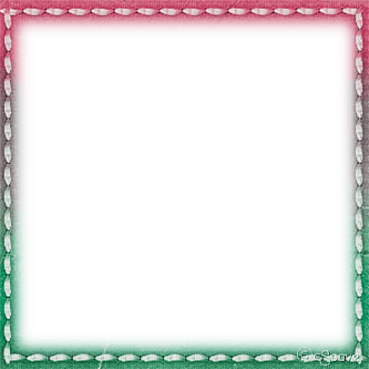 soave frame vintage border scrap ribbon pink green - png gratuito