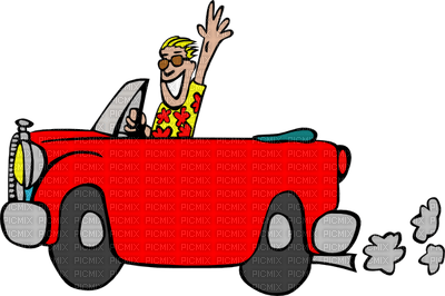 driving car - zdarma png