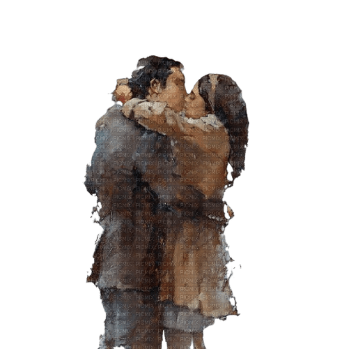 loly33 couple aquarelle - 無料png