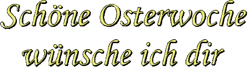 Schöne Osterwoche - Ücretsiz animasyonlu GIF