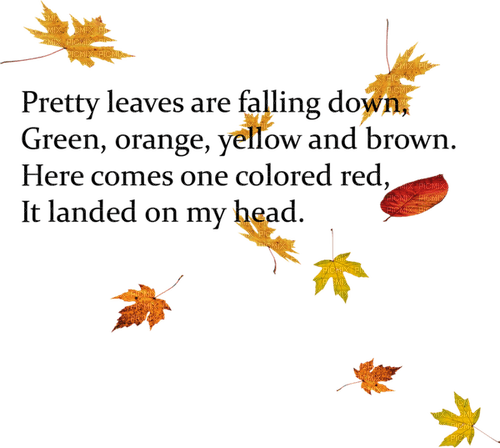 Autumn.Text.Phrase.Leaves.deco.Victoriabea - Free PNG