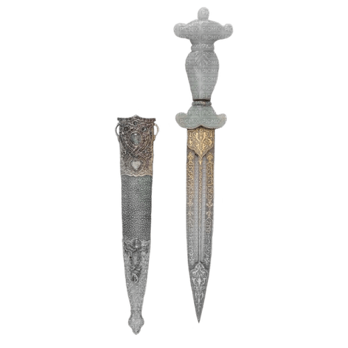 dagger and scabbard -jox - nemokama png