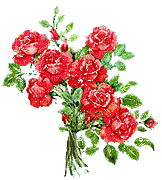 fle fleur rose rouge deco glitter gif image - Ilmainen animoitu GIF