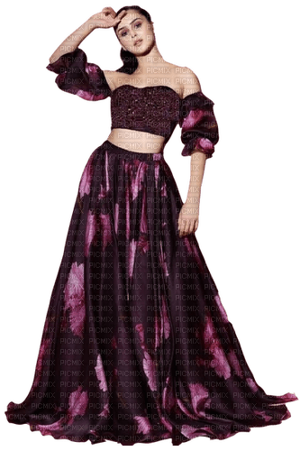 girl with purple  skirt - nemokama png