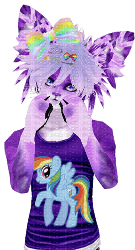 Rainbow Dash catboy - kostenlos png