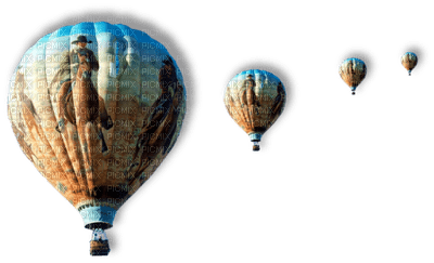 montgolfière - nemokama png