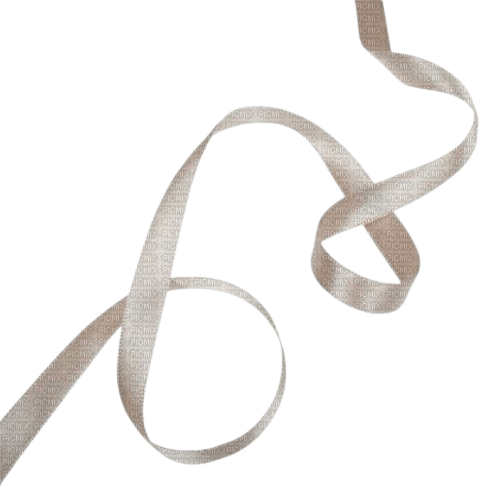 cream ribbon - 免费PNG