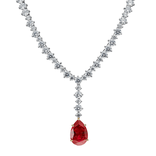 Red Necklace - By StormGalaxy05 - gratis png