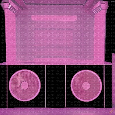 Pink & Black DJ Booth - darmowe png
