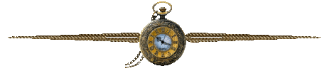 steampunk steel clock line corner frame - Ingyenes animált GIF