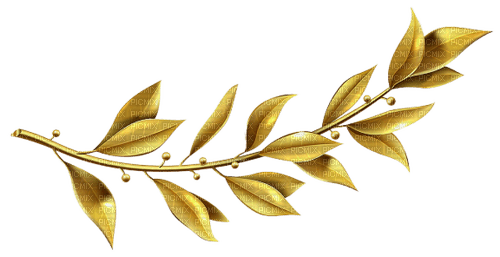 Gold.Branch.Branche.Leaves.Victoriabea - png grátis
