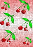 cherries glitter - GIF animé gratuit