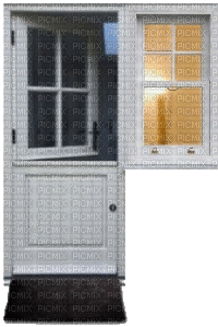 Tür mit Fenster - Free animated GIF