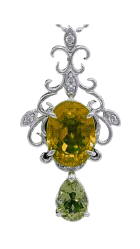 Yellow pendant - By StormGalaxy05 - PNG gratuit