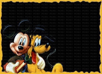 image encre color effet Mickey Disney edited by me - nemokama png