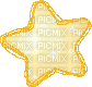 cute yellow sparkly star - GIF animé gratuit