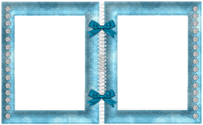 frame cadre rahmen  tube blue - PNG gratuit