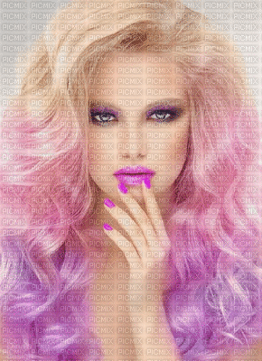 woman pink -Nitsa - Δωρεάν κινούμενο GIF