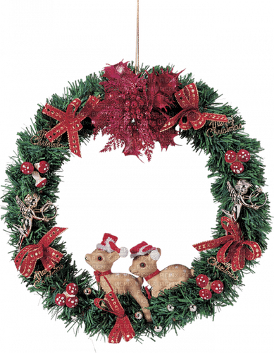 Christmas wreath sunshine3 - 無料png