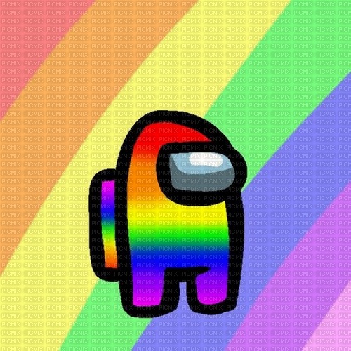Rainbow Among Us - png ฟรี