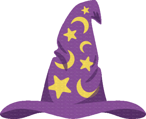 wizard hat png - Бесплатный анимированный гифка