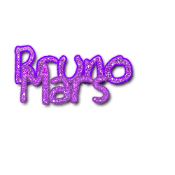 Kaz_Creations Bruno Mars Logo Text - gratis png