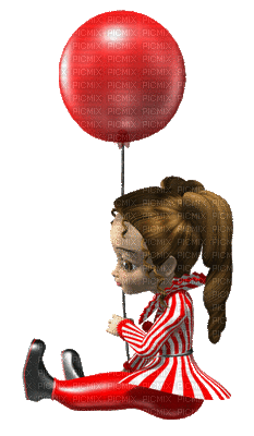 Kaz_Creations Dolls Cookie Balloon - Gratis geanimeerde GIF