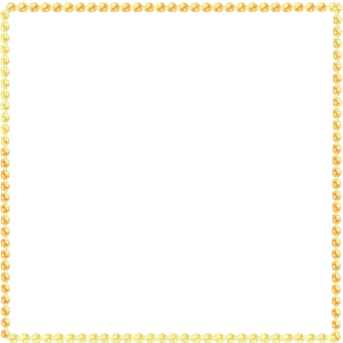 Gold Pearl Frame - Free PNG
