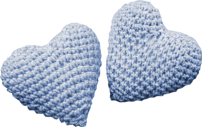 Kaz_Creations  Deco Baby Blue Hearts Love - Free PNG