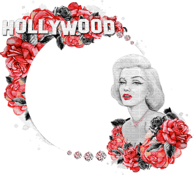 LOLY33 Marilyn Monroe frame - png grátis