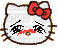 hello kitty FLUSHED O////O - Ücretsiz animasyonlu GIF