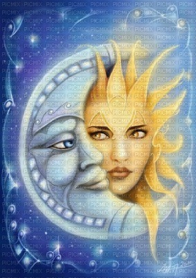sun and moon - kostenlos png