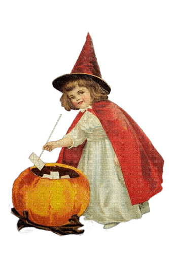 Halloween, Girl, Pumpkin - gratis png