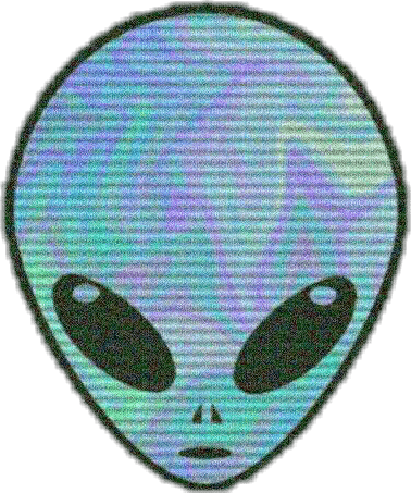 alien sticker - PNG gratuit