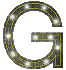 Kaz_Creations Alphabets Letter G - Gratis animerad GIF