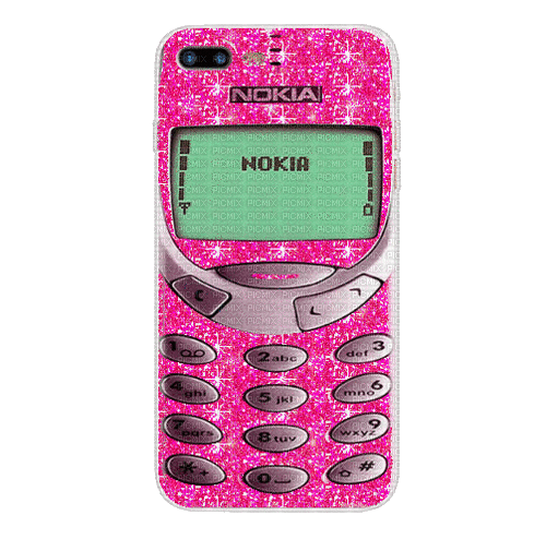 Pink Nokia - Besplatni animirani GIF