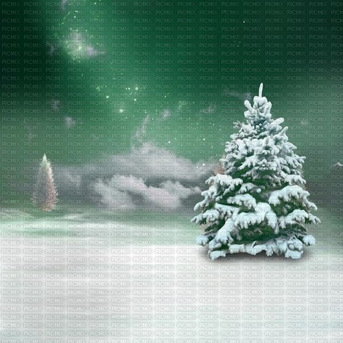Background Winter Green White - Bogusia - zadarmo png
