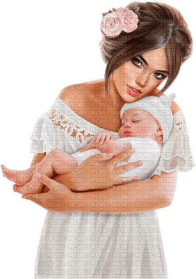 kvinna-mamma-mor-baby-barn - бесплатно png