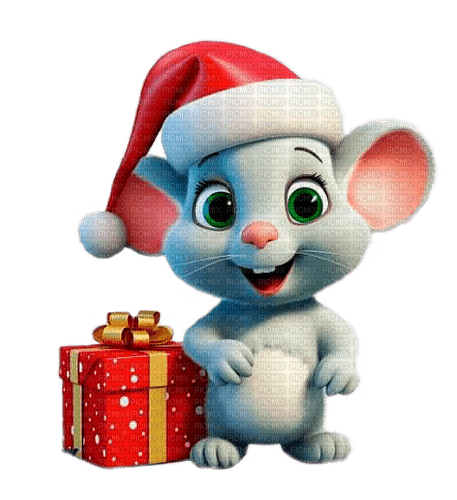 christmas mouse by nataliplus - png gratuito
