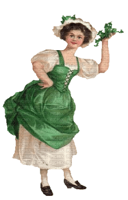 Kaz_Creations Deco St.Patricks Day  Woman Femme - ücretsiz png