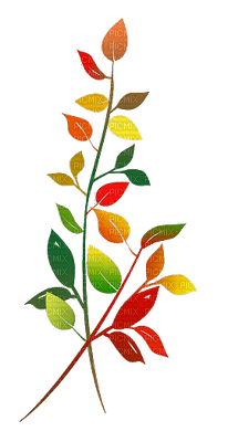 fall branch colors - kostenlos png