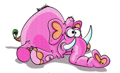 pink elephant - Free PNG