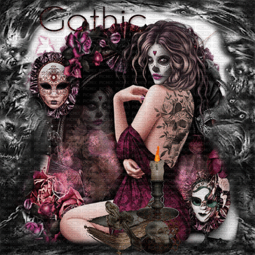 gothic goth milla1959 - 免费动画 GIF