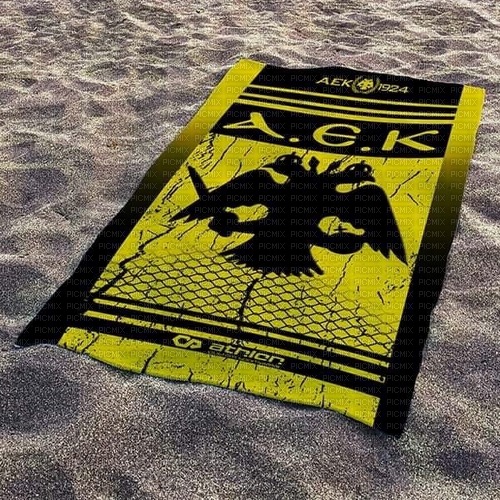 GIANNIS TOUROUNTZAN - AEK BACKGROUND SEA TOWEL - gratis png