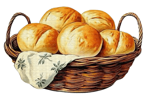 Bread.Basket.Pain.Panier.Victoriabea - png gratis