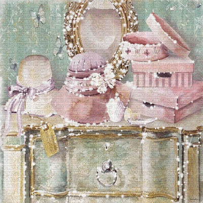 dolceluna pink vintage fashion room background - Ücretsiz animasyonlu GIF